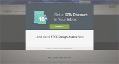 Desktop Screenshot of creativemarket.com