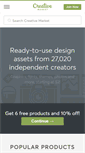 Mobile Screenshot of creativemarket.com